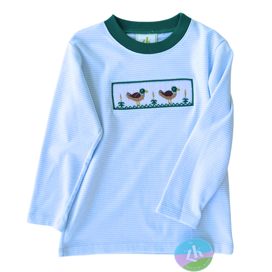 Smocked Mallard Play Tee