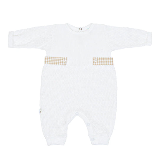 Khaki Paty Knit Romper