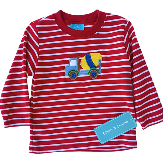 Red Stripe Mixer Play Tee