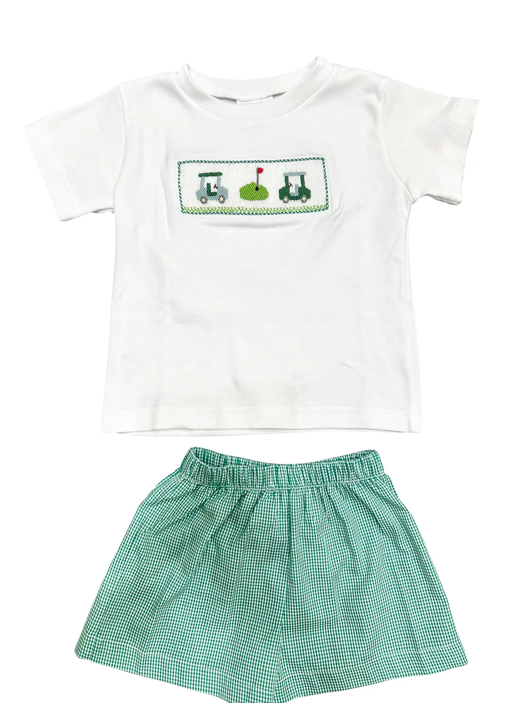 Golf Smocked Short Set