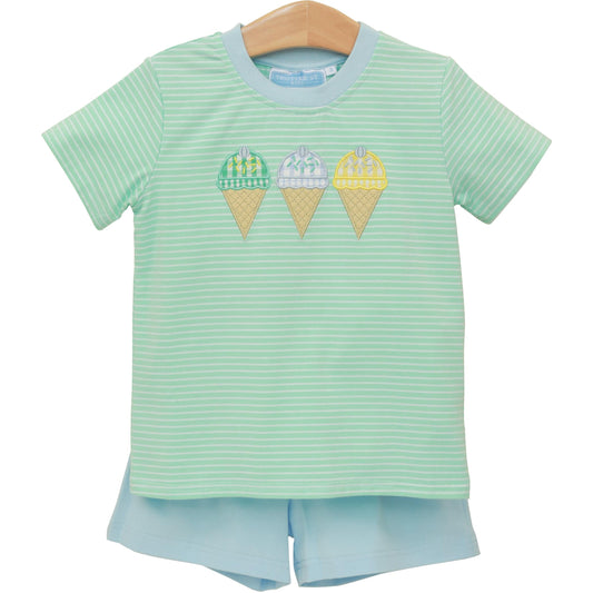 Triple Scoop Short Set